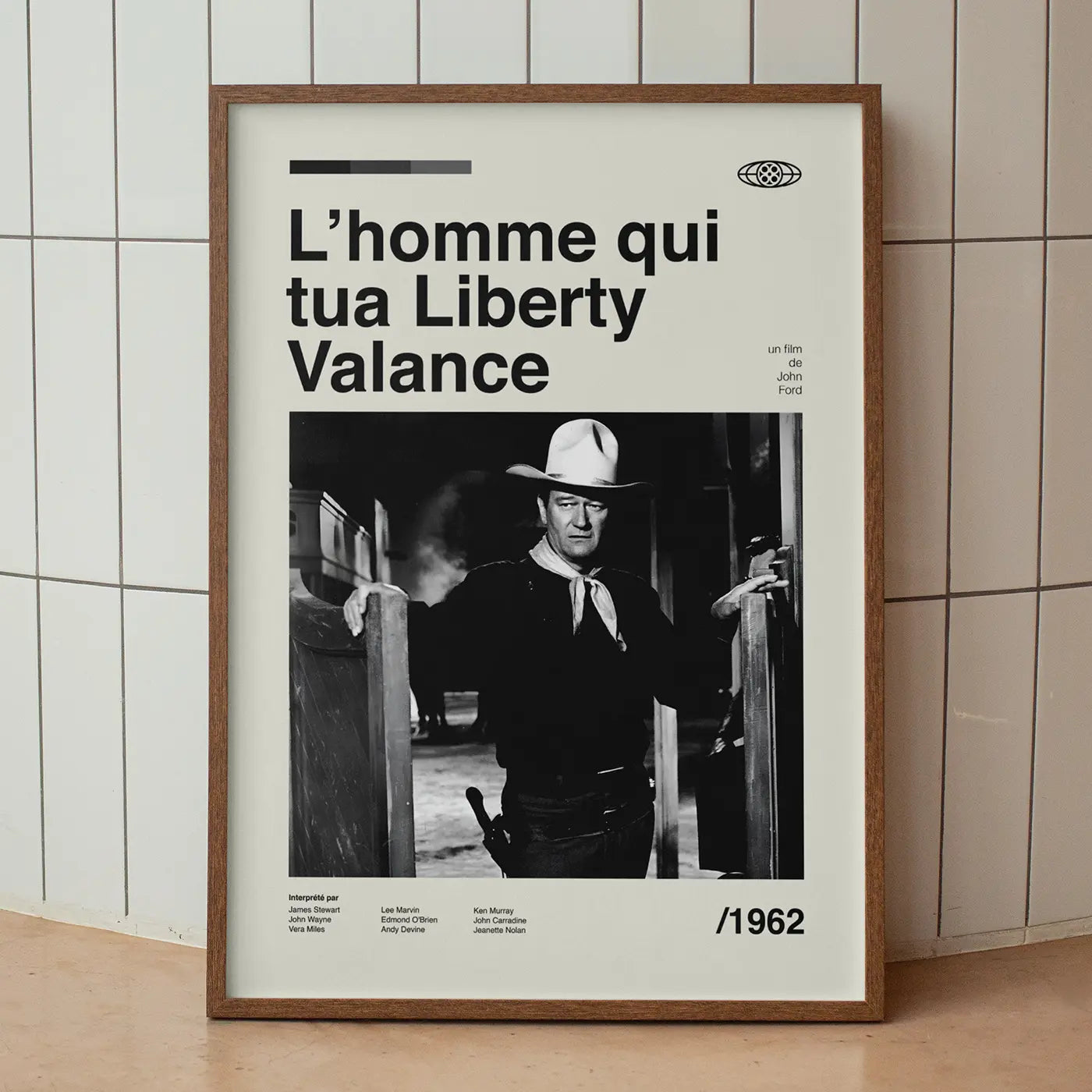 Affiche L'homme qui tua Liberty Valance
